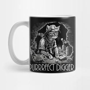 Purrrfect Digger Mug